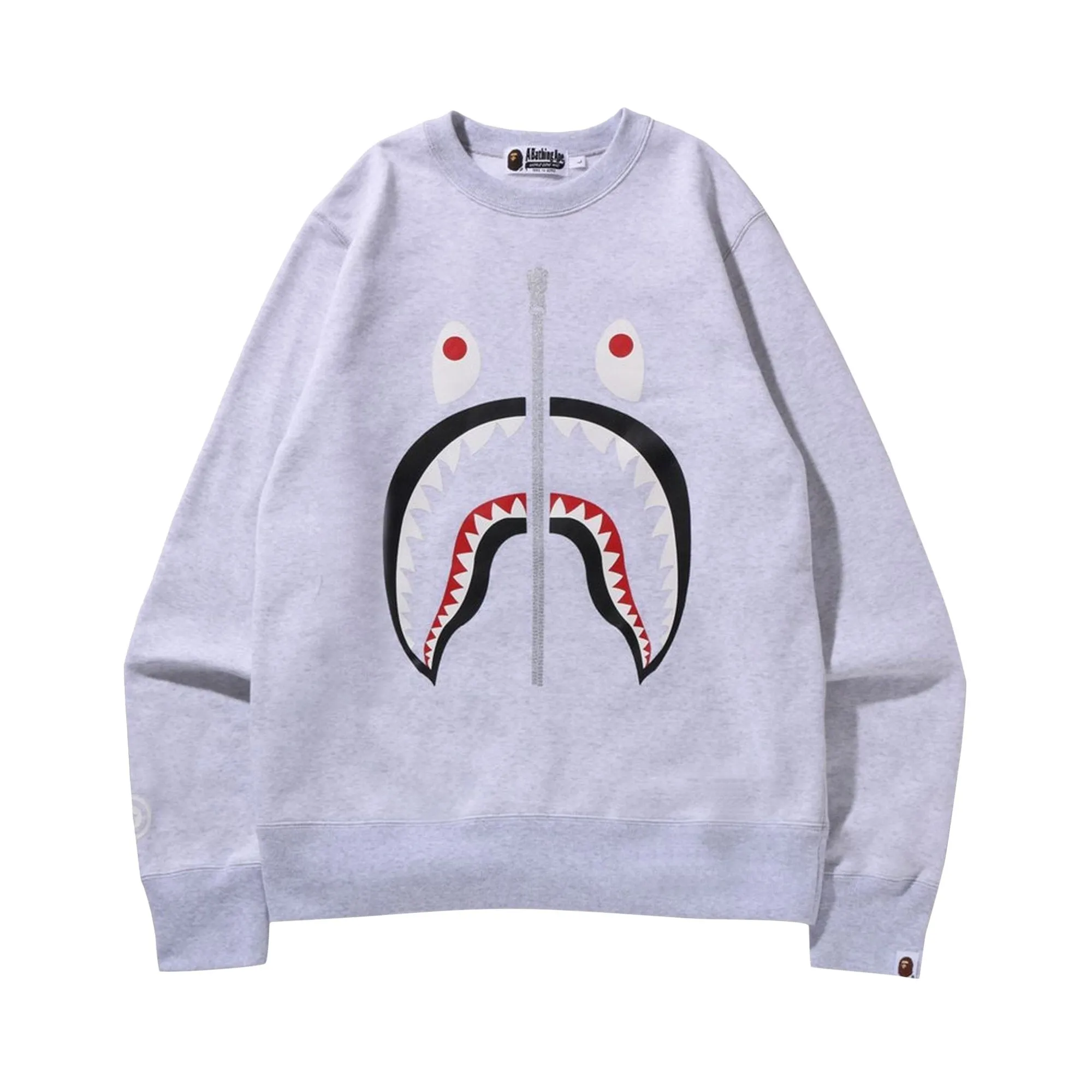 BAPE Shark Crewneck, Gray