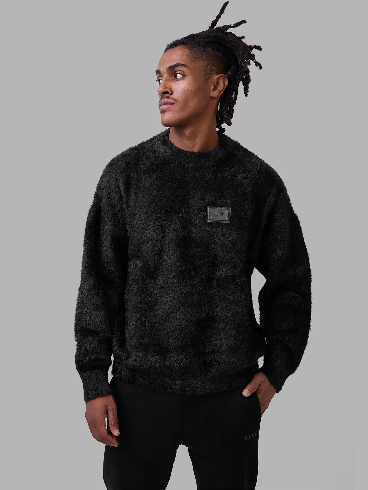 Blvck Mohair Branded Sweater