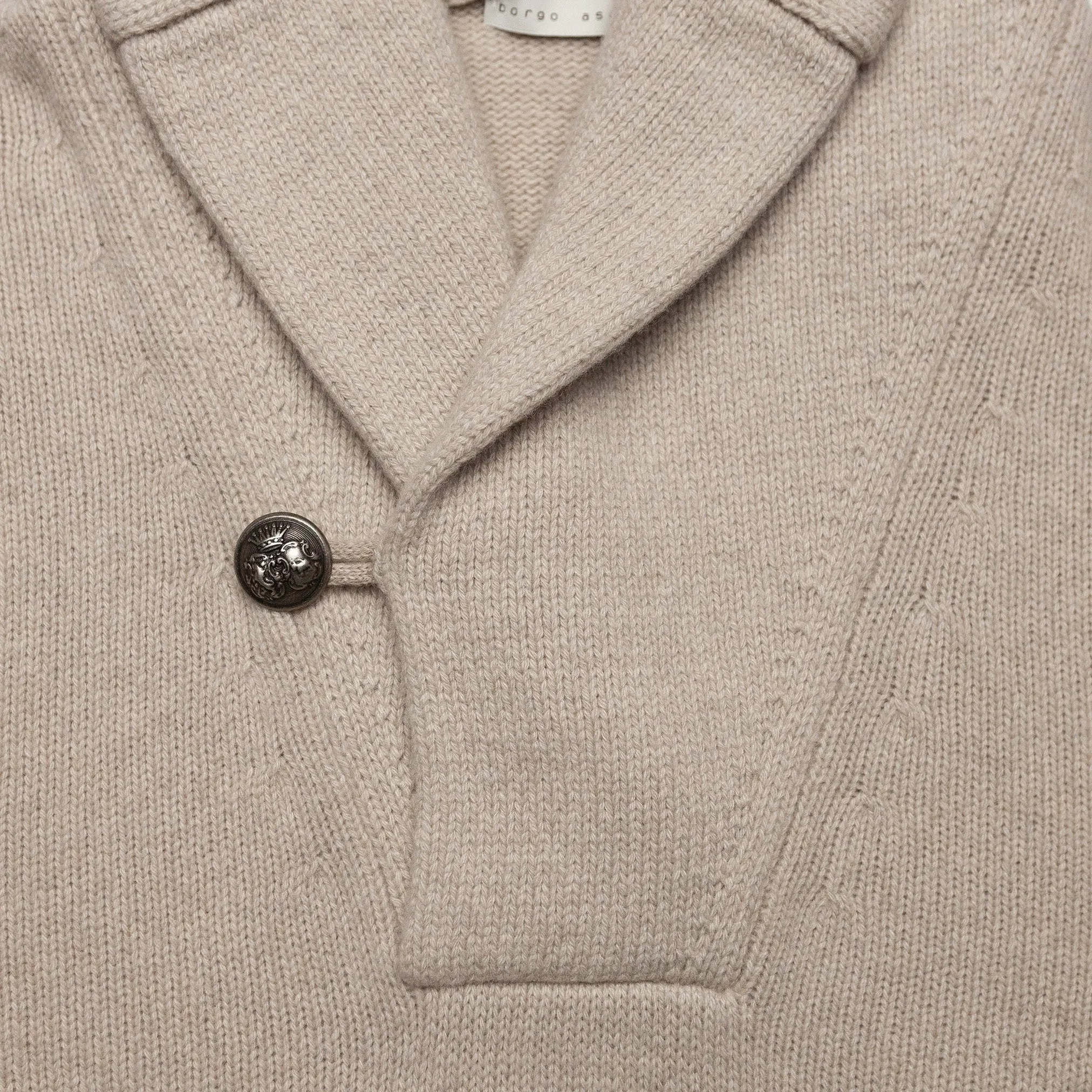 Cashmere Shawl Collar Sweater