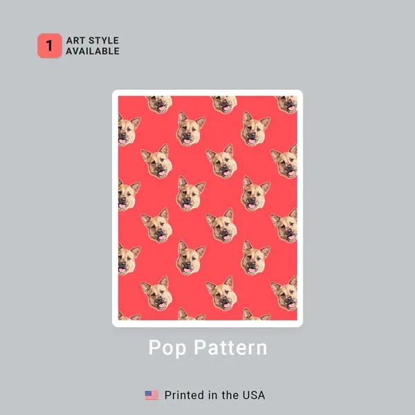 Custom Pet Art Pet Bandana