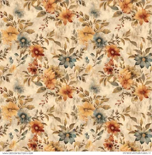 Distress Western Floral 13 Printed Vinyl Sheet/Wrap