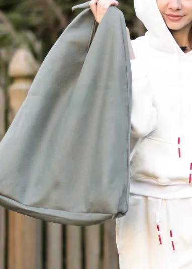 GREY Italian Cashmere OVER THE SHOULDER BAG