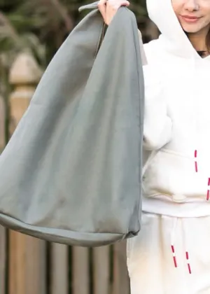 GREY Italian Cashmere OVER THE SHOULDER BAG