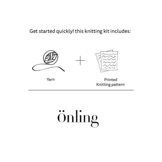 Ingrid sweater by PetiteKnit, No 1 knitting kit