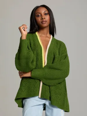 Johanne Open-Stadium Cardigan