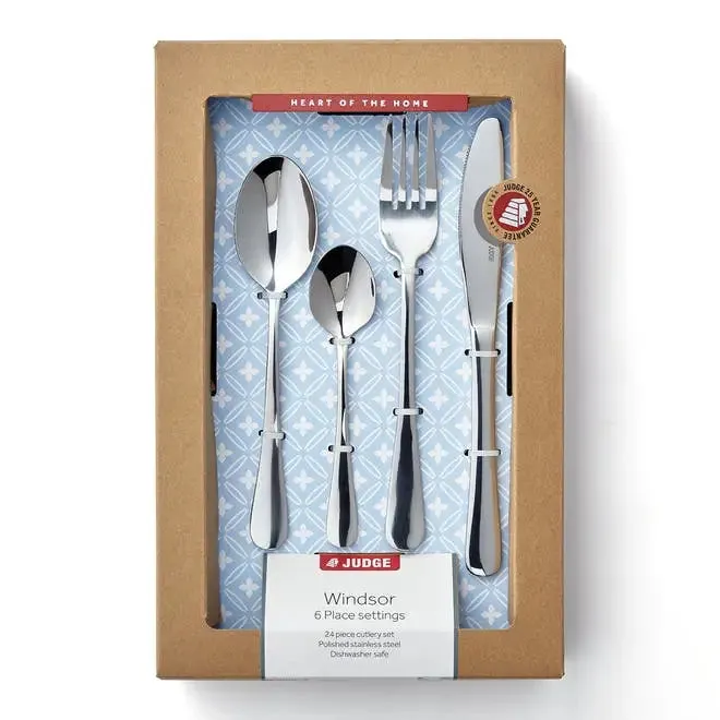Judge Windsor 24 Piece Cutlery Set