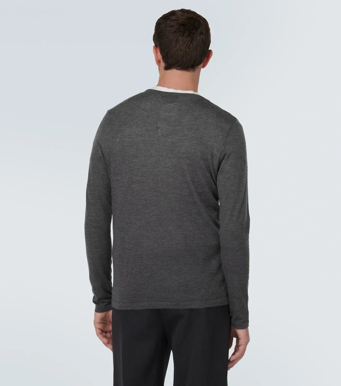 Le Kasha Kyoto cashmere T-shirt, gray
