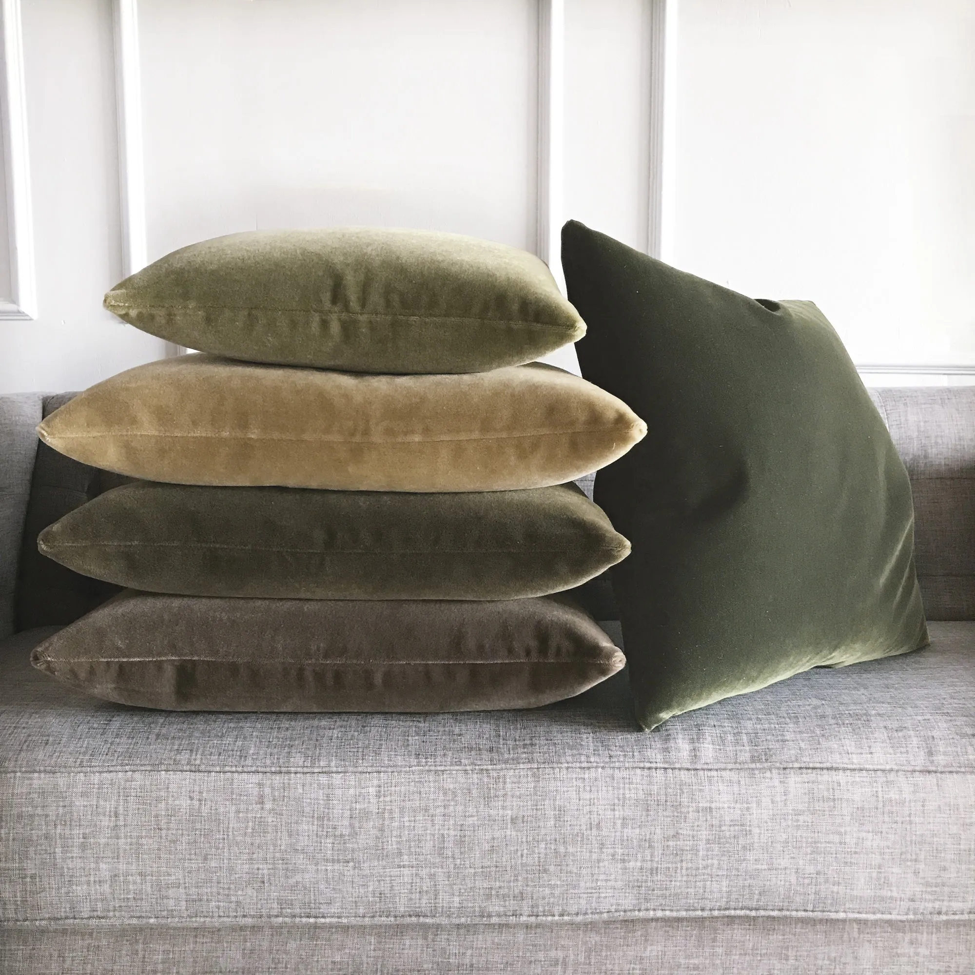 Luxury Mohair Euro Sham in Terraine 27x27