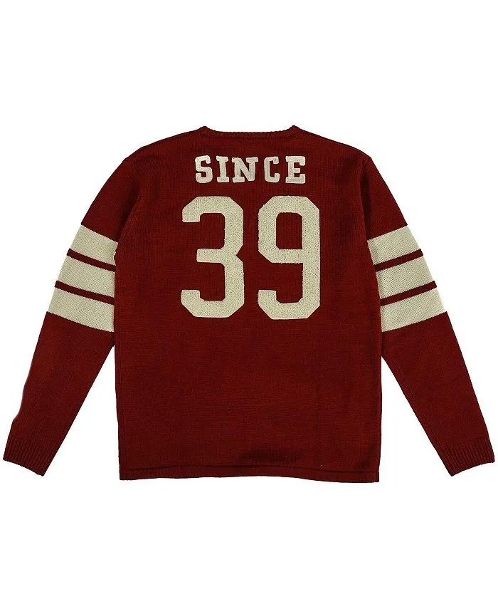 Men's Marvel Red Varsity Sweater, Red