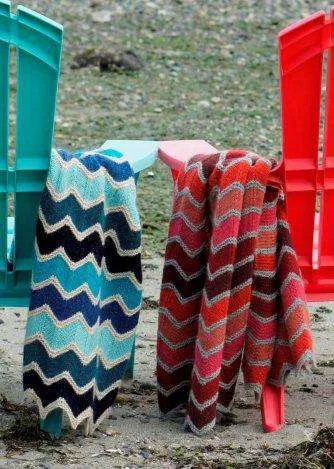 Missoni-Inspired Lap Blanket by Diana Harker  *Free Pattern*