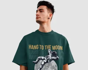 Moonbound Astronaut Men's Oversized T-Shirt