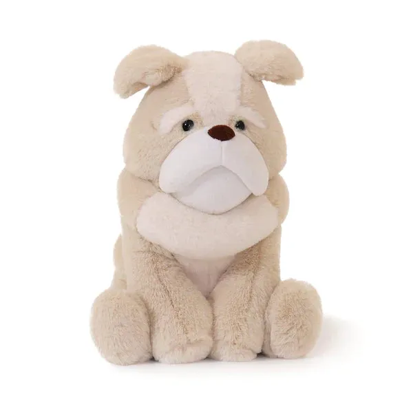 O.B Designs Boris Bulldog Soft Toy (Angora) 10"/ 26cm
