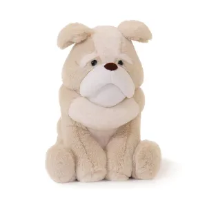 O.B Designs Boris Bulldog Soft Toy (Angora) 10"/ 26cm