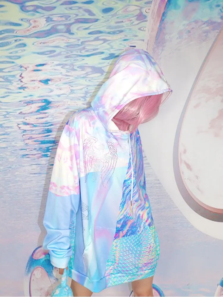Original Design Printed Hooded Sweater【s0000001041】