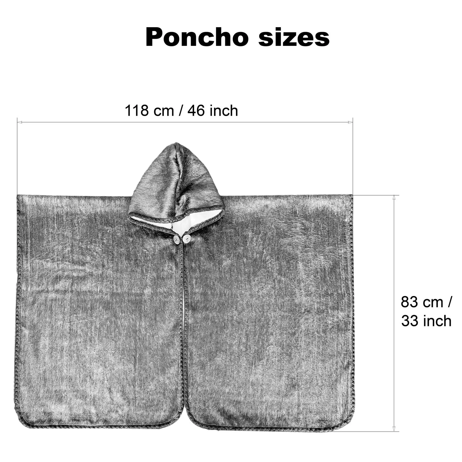 Paquisha - Lightweight Baby Alpaca Hooded Cape Poncho - Red - Unisex