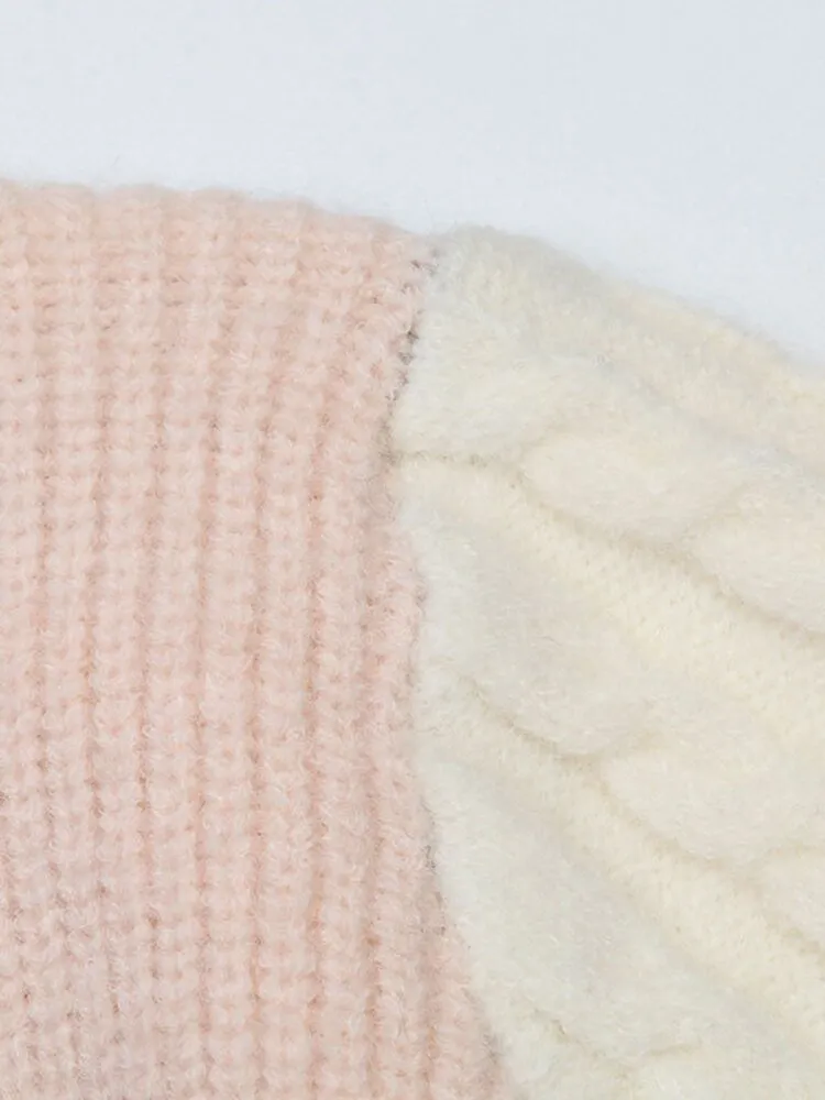 Pre Order:  Eye Patchwork Knitted Sweater