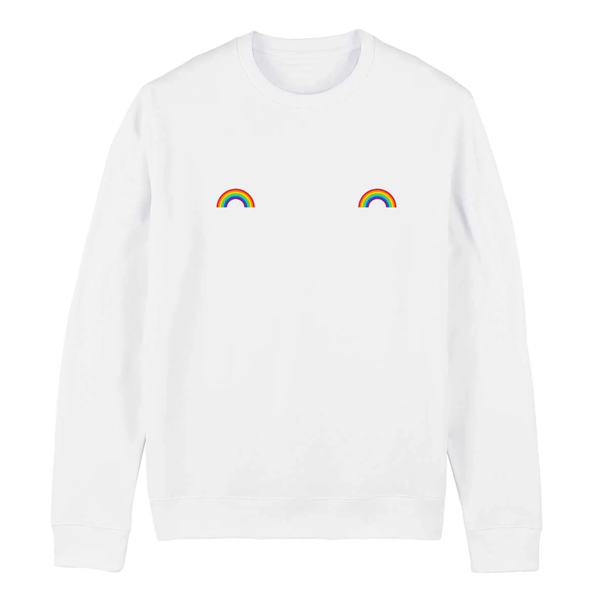 Pride Rainbow Nipple LGBTQ  Pride Sweatshirt