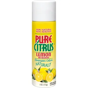 Pure Citrus Lemon Air Freshener Spray, 100% Natural, Non-Aerosol, 4 oz