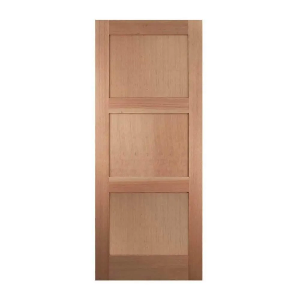 Shaker Three Panel Interior Swinging Door