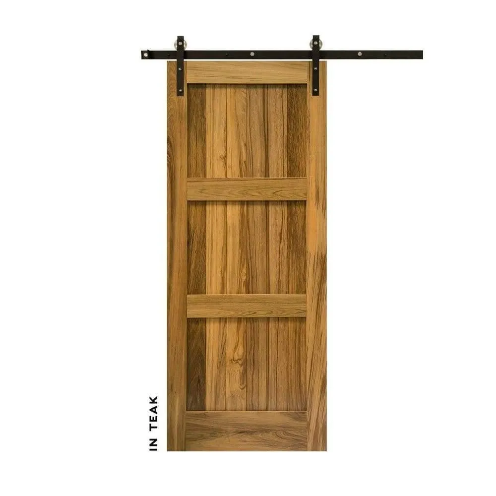 Shaker Three Panel Interior Swinging Door