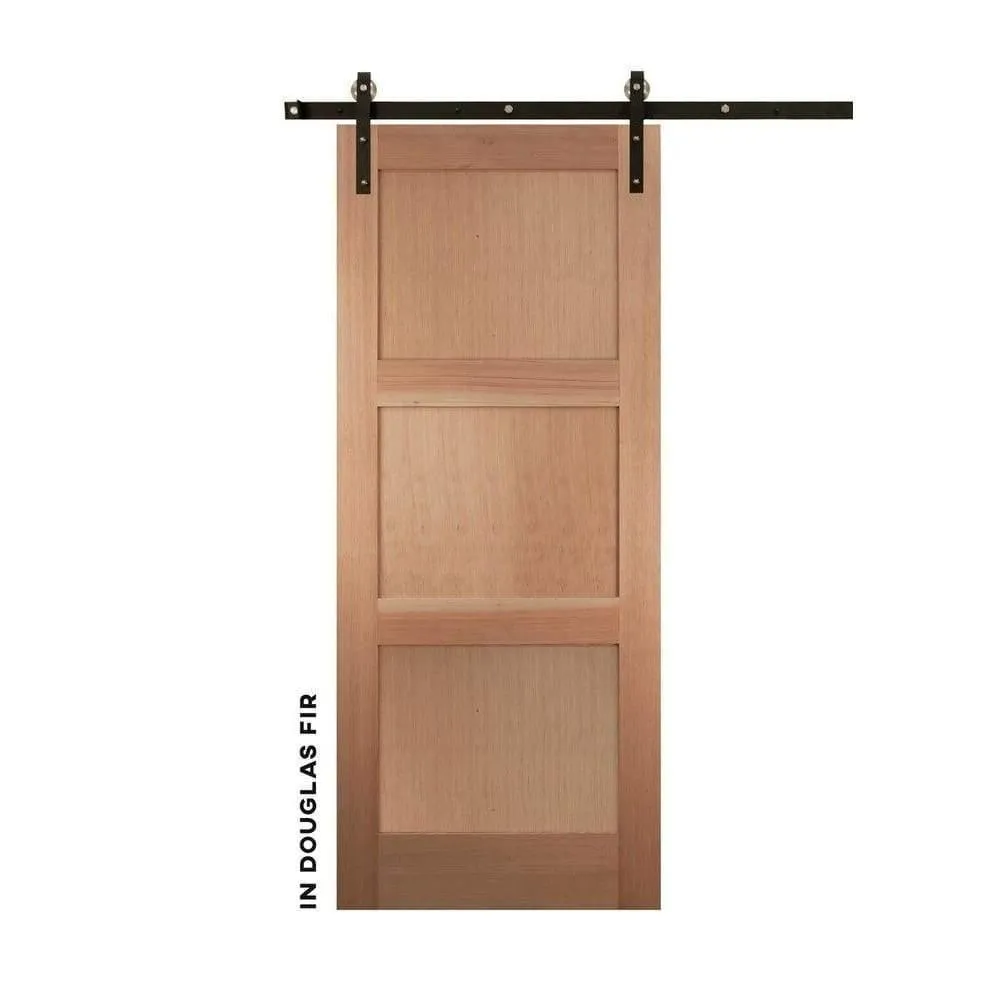 Shaker Three Panel Interior Swinging Door