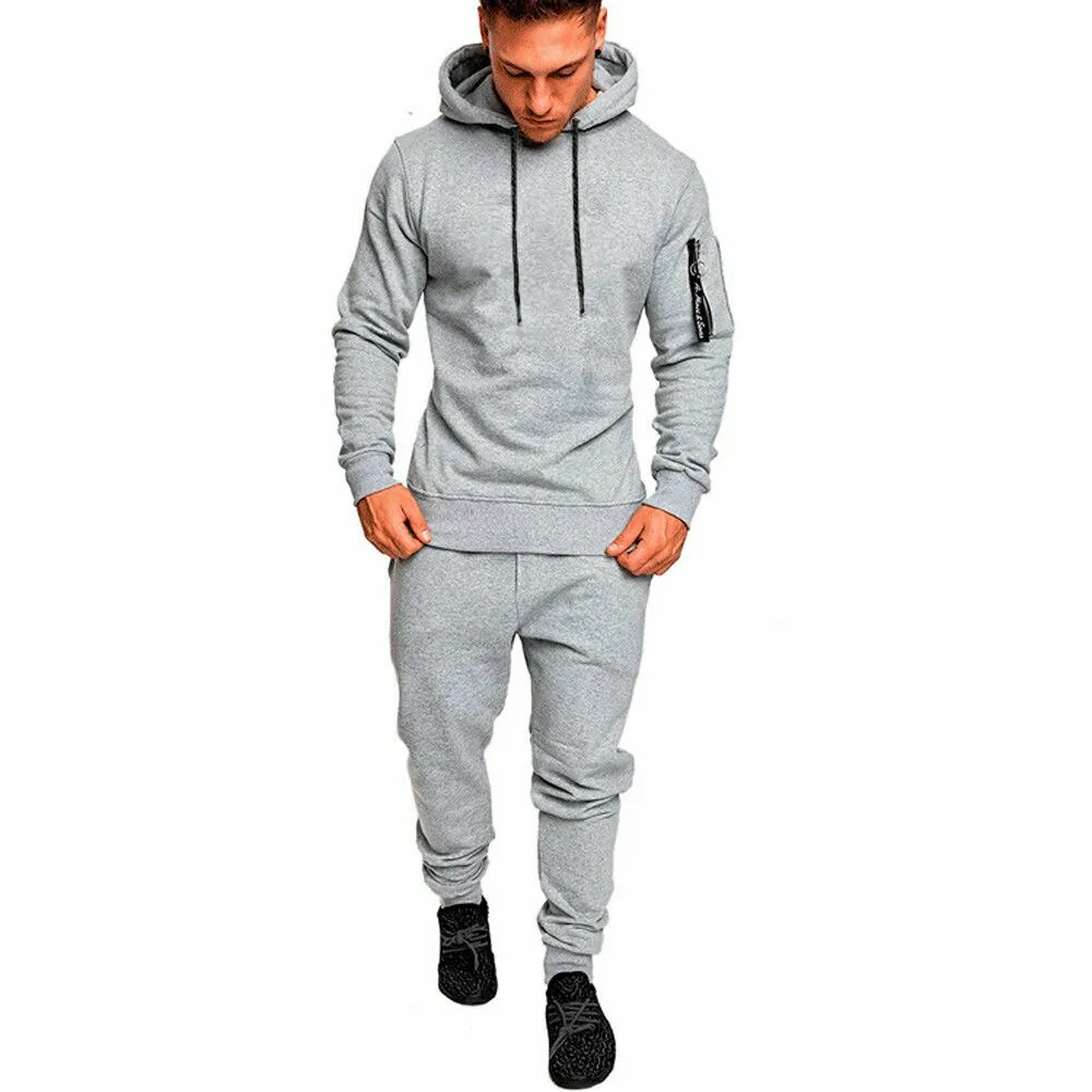 Shawbest-Mens Camouflage Slim Fit Tracksuit