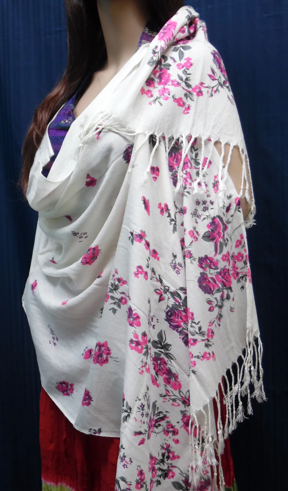 Shawl 5334 Pashmina Angora Kashmiri Winter Shawl Wrap Shieno