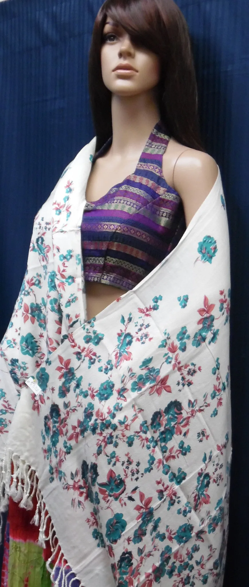 Shawl 5334 Pashmina Angora Kashmiri Winter Shawl Wrap Shieno