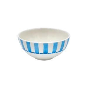 Small Light Blue Stripes Bowl