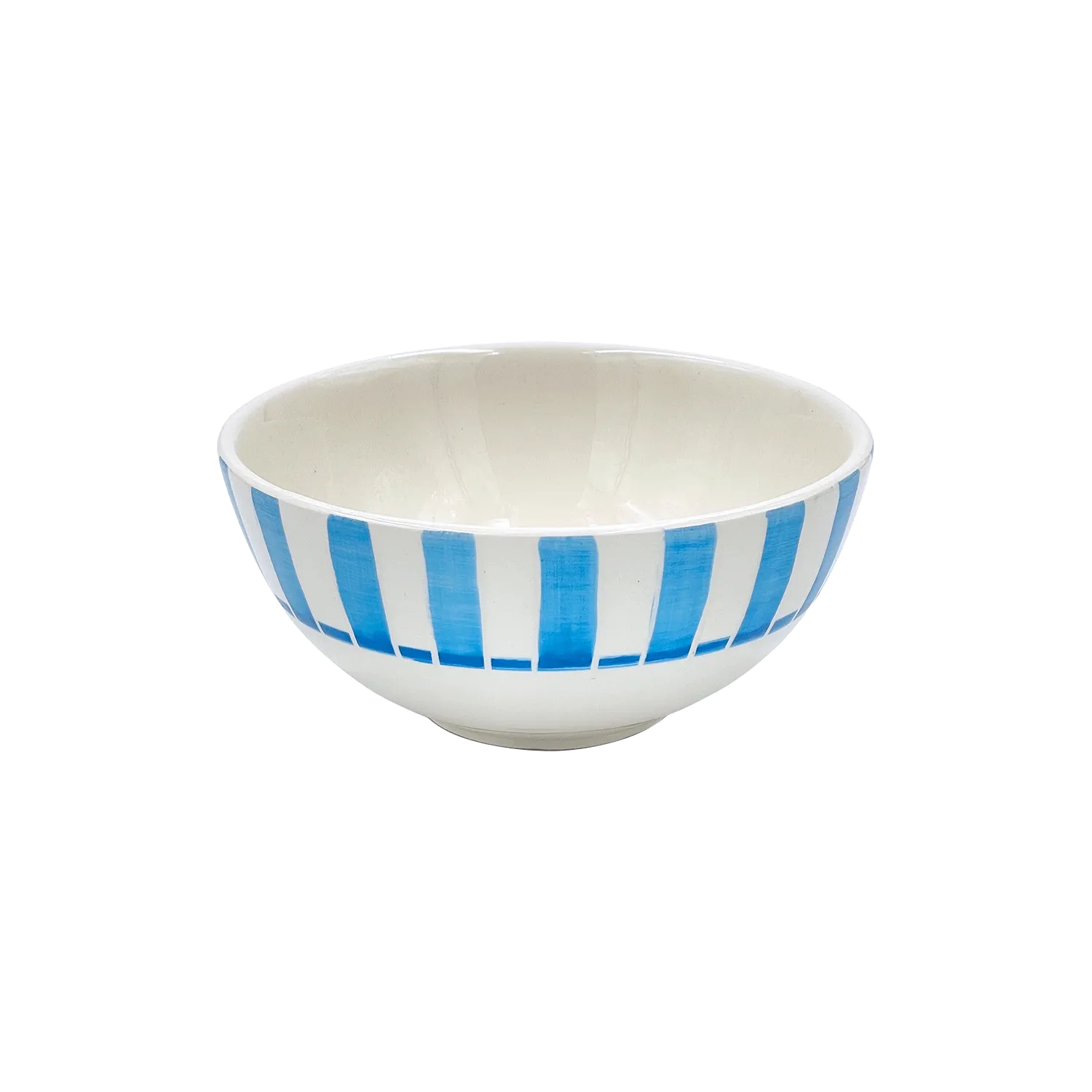 Small Light Blue Stripes Bowl