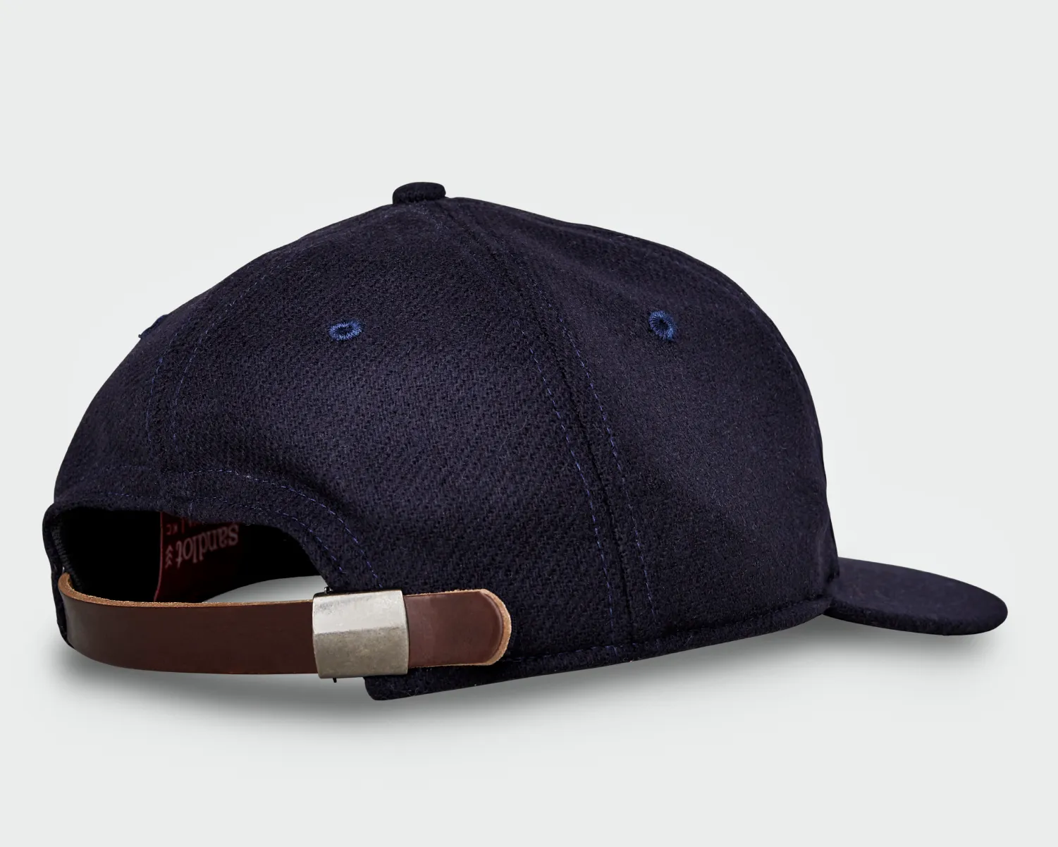 Solid Wool Vintage Flatbill Hat