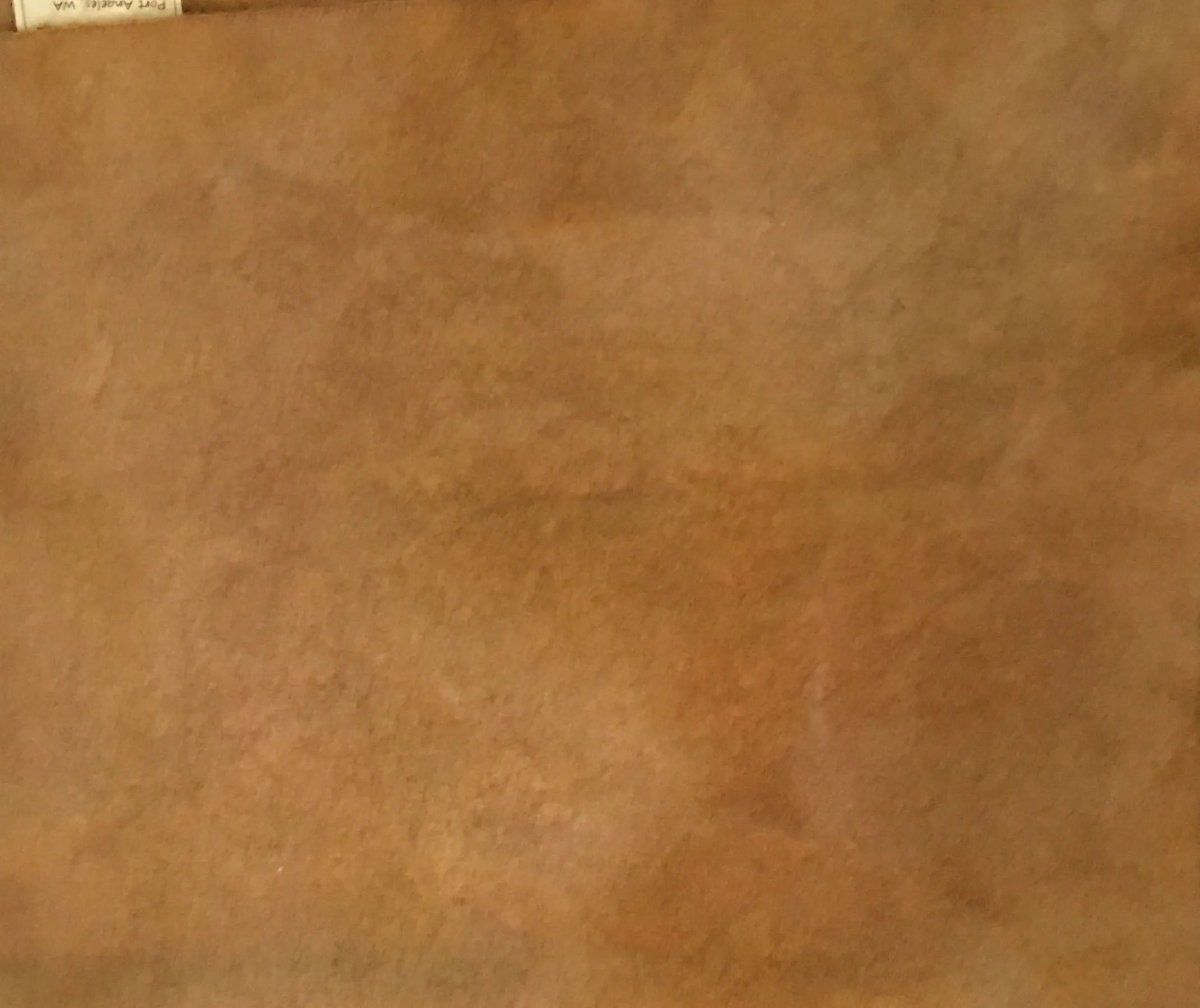 TOFFEE Hand Dyed HALF YARD Wool Fabric for Wool Applique and Rug Hooking