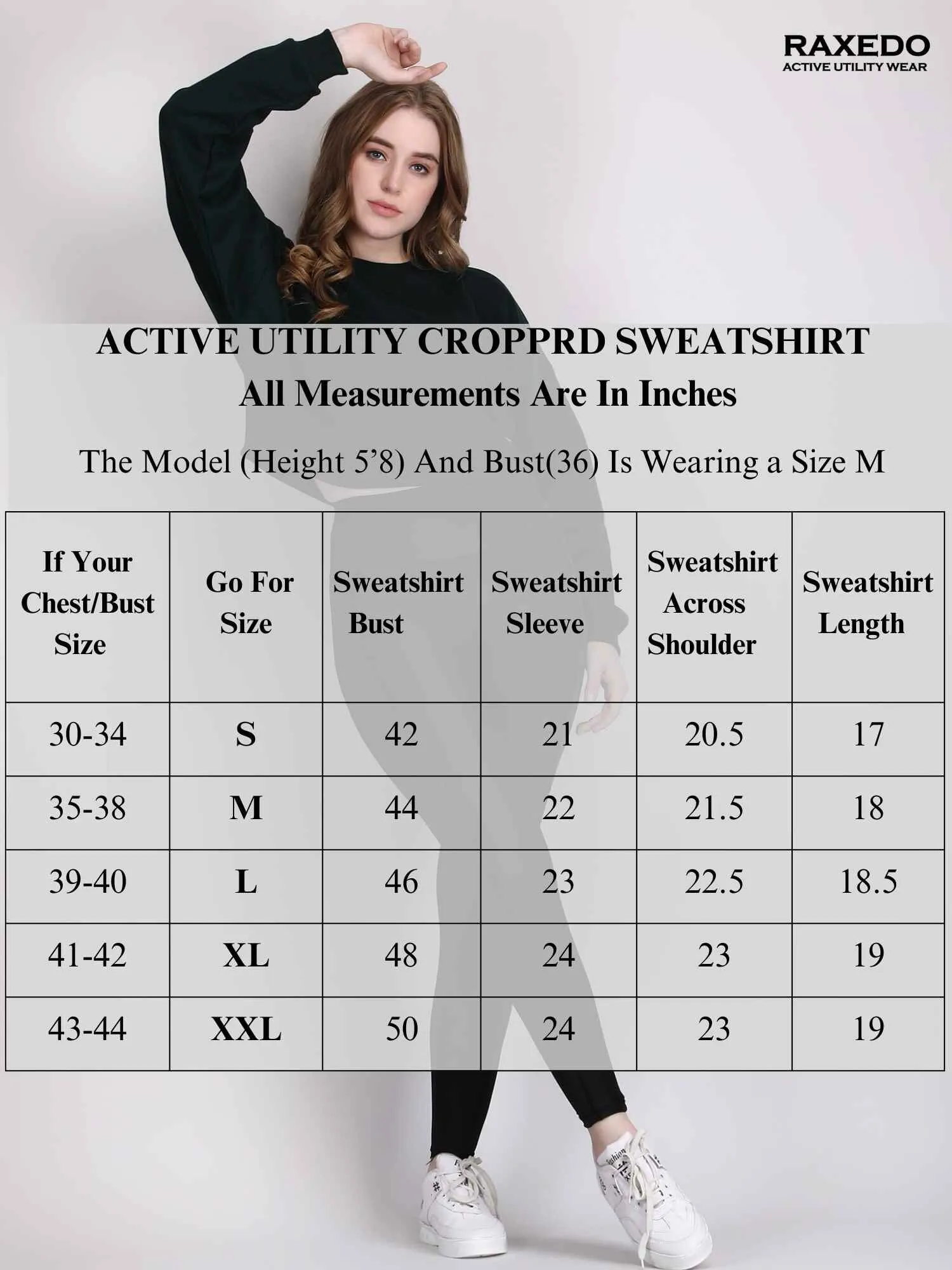 womens crop sweatshirt - Oversized