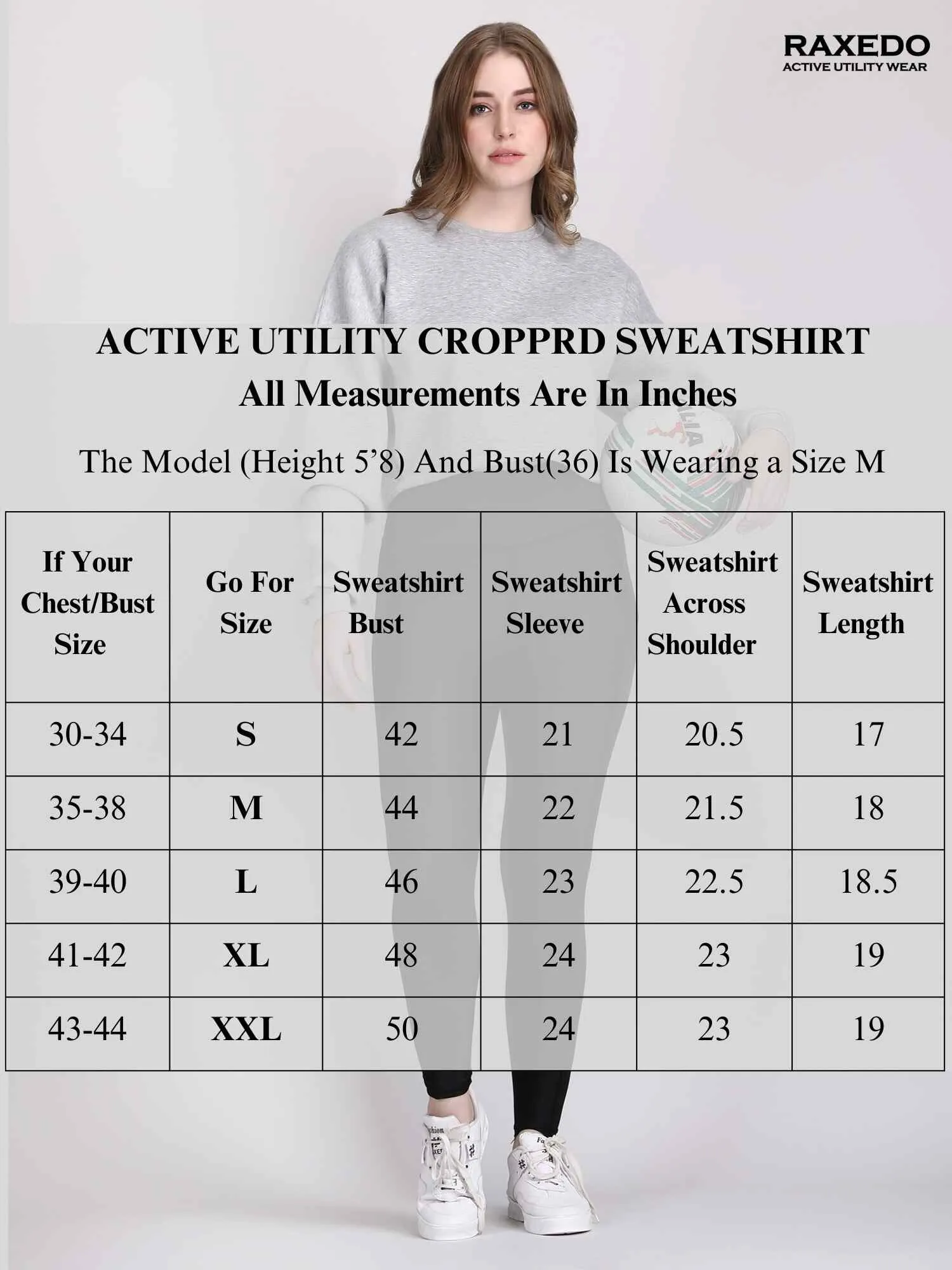 womens crop sweatshirt - Oversized