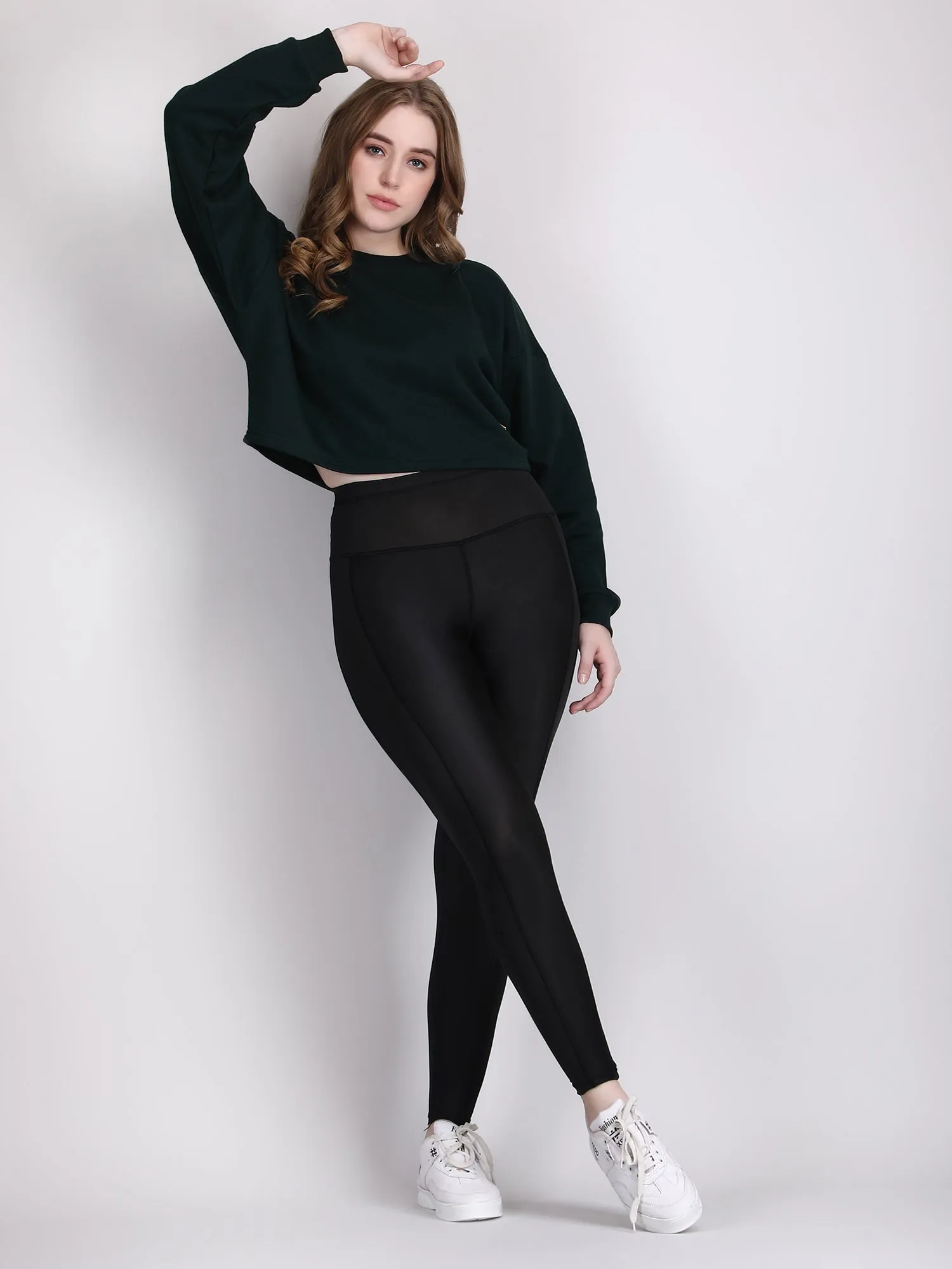 womens crop sweatshirt - Oversized
