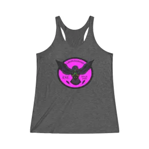 Women's Crowgodshi First Generation Limited Edition Tank Top, PINK LOGO