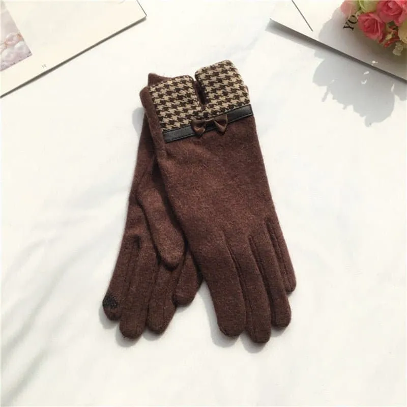 Wool Touch Screen Gloves - Soft Cashmere & Wool Blend - Touchscreen Compatible