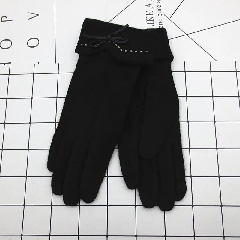 Wool Touch Screen Gloves - Soft Cashmere & Wool Blend - Touchscreen Compatible