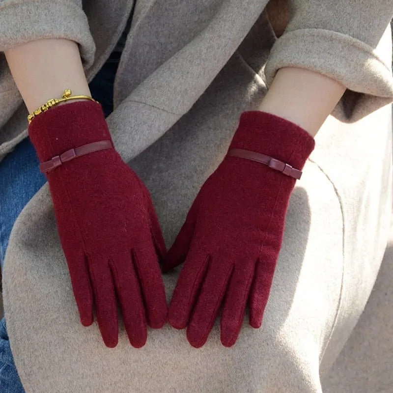 Wool Touch Screen Gloves - Soft Cashmere & Wool Blend - Touchscreen Compatible