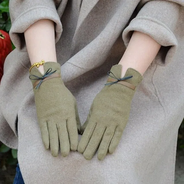 Wool Touch Screen Gloves - Soft Cashmere & Wool Blend - Touchscreen Compatible