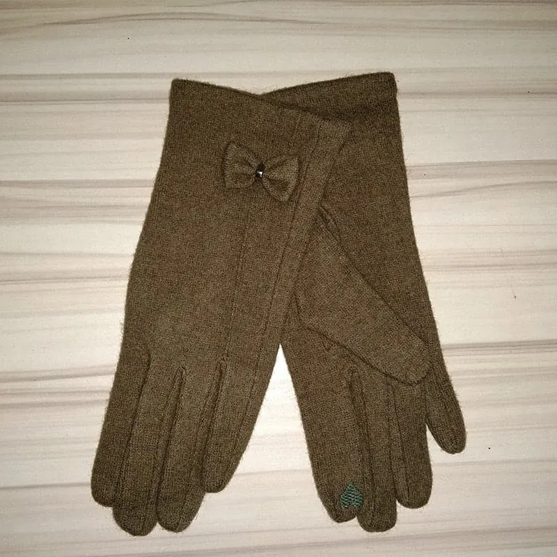 Wool Touch Screen Gloves - Soft Cashmere & Wool Blend - Touchscreen Compatible