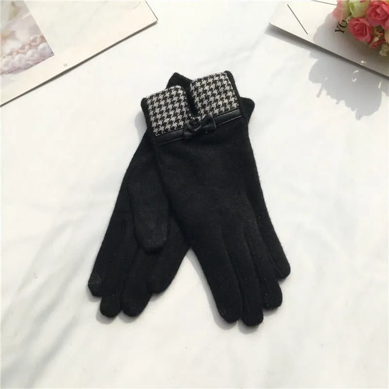 Wool Touch Screen Gloves - Soft Cashmere & Wool Blend - Touchscreen Compatible
