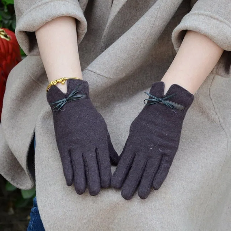 Wool Touch Screen Gloves - Soft Cashmere & Wool Blend - Touchscreen Compatible