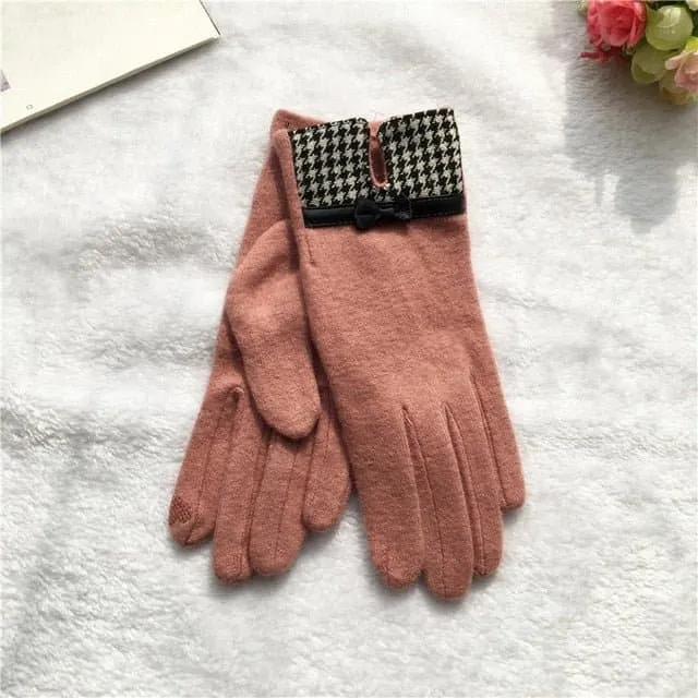 Wool Touch Screen Gloves - Soft Cashmere & Wool Blend - Touchscreen Compatible