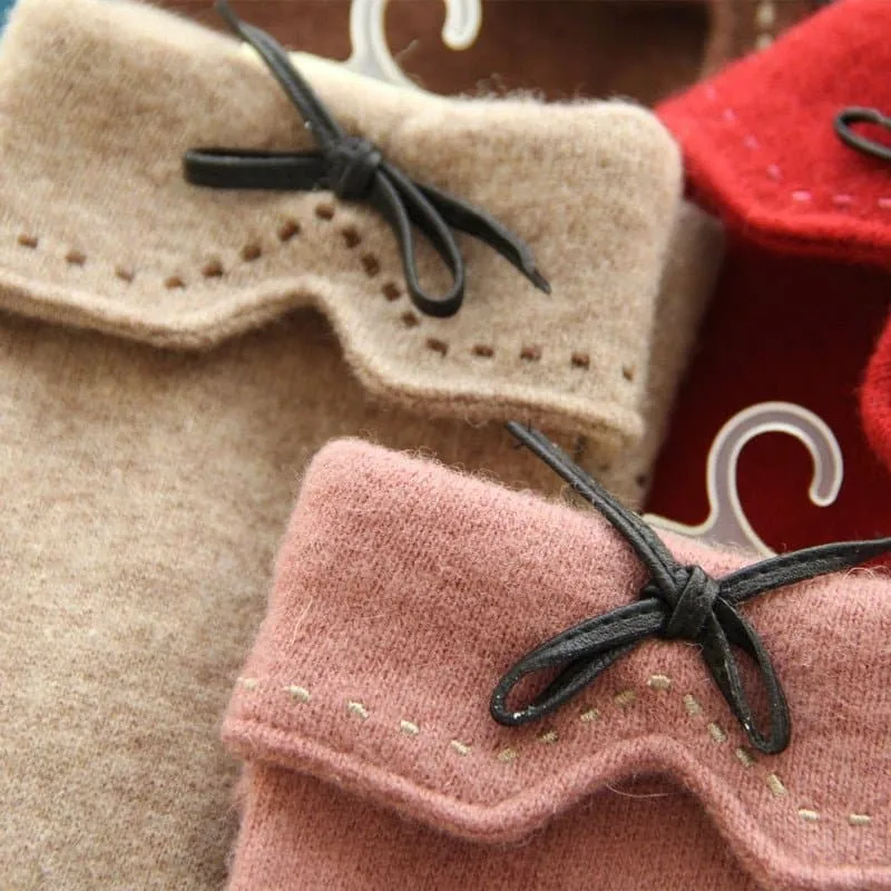 Wool Touch Screen Gloves - Soft Cashmere & Wool Blend - Touchscreen Compatible