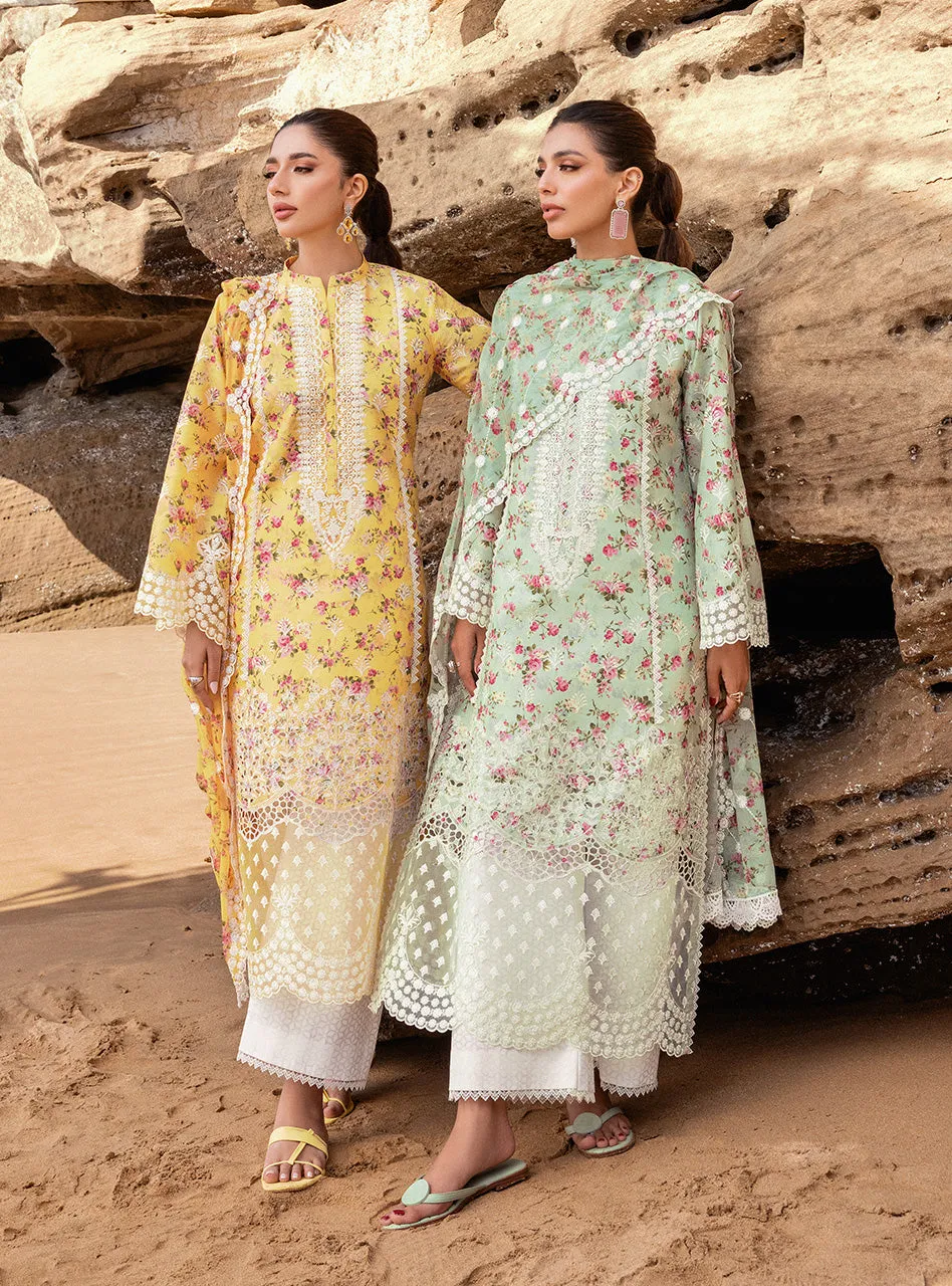 Zainab Chottani Chikankari Luxury Lawn Collection 2024 – Esme - 9B