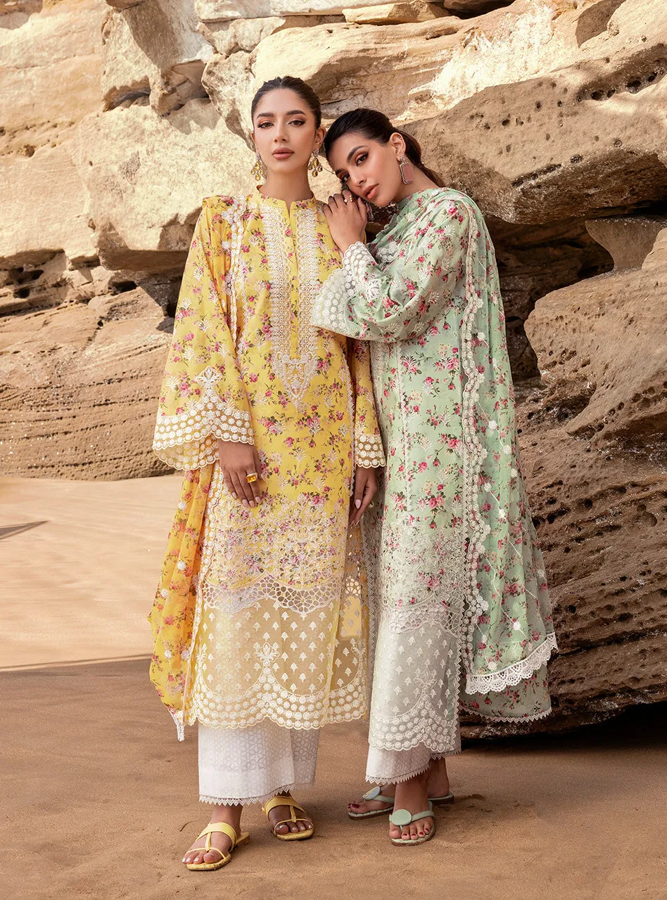 Zainab Chottani Chikankari Luxury Lawn Collection 2024 – Esme - 9B