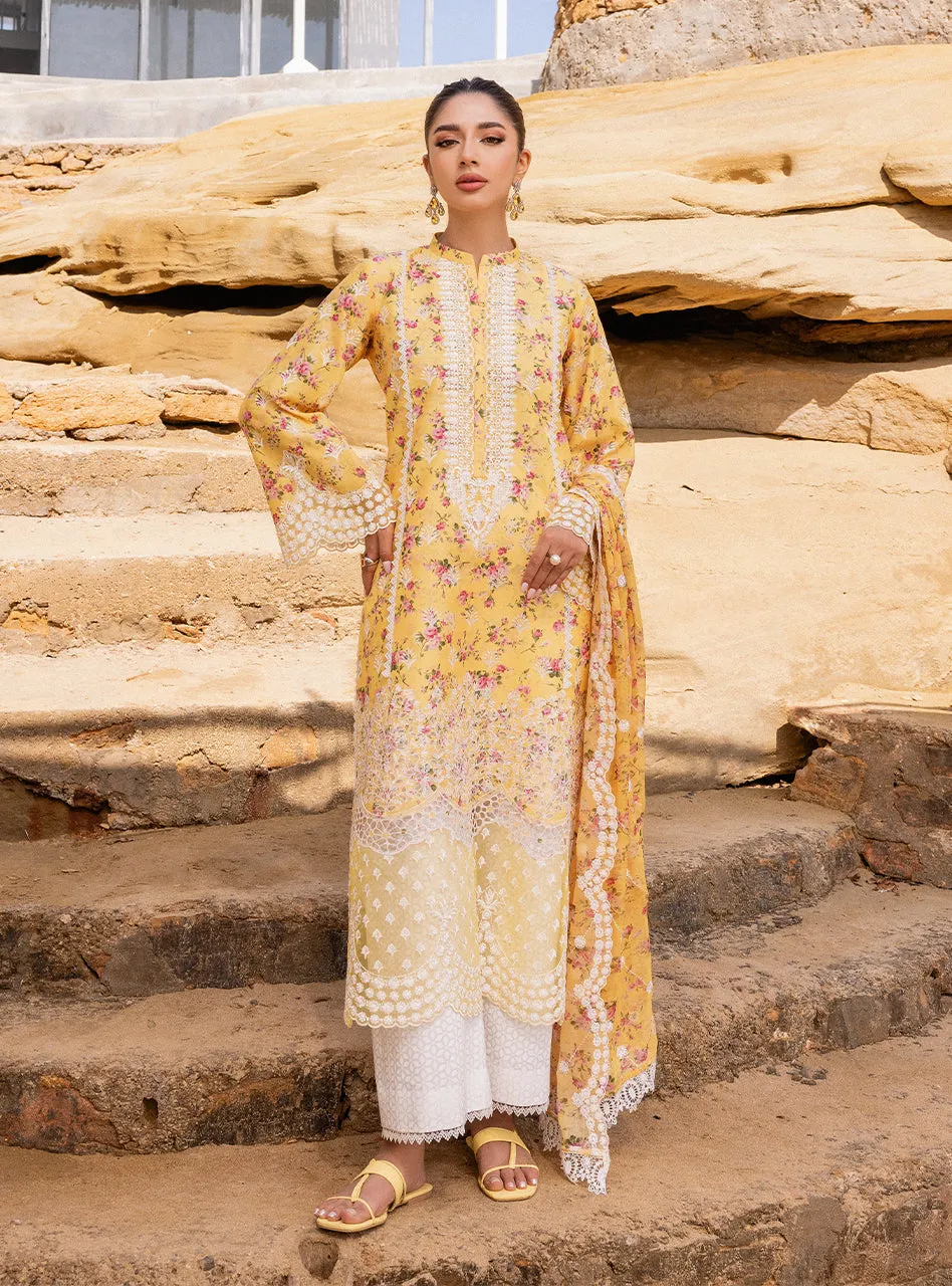Zainab Chottani Chikankari Luxury Lawn Collection 2024 – Esme - 9B